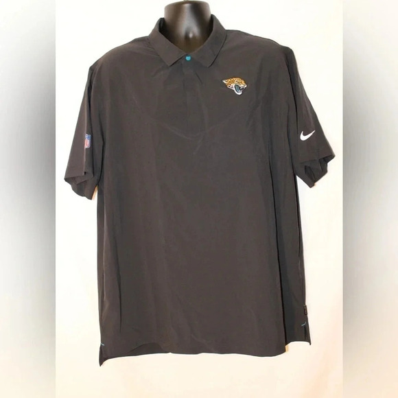Men's Jacksonville Jaguars Nike Black Sideline UV Performance Polo Size XXL - Picture 1 of 13